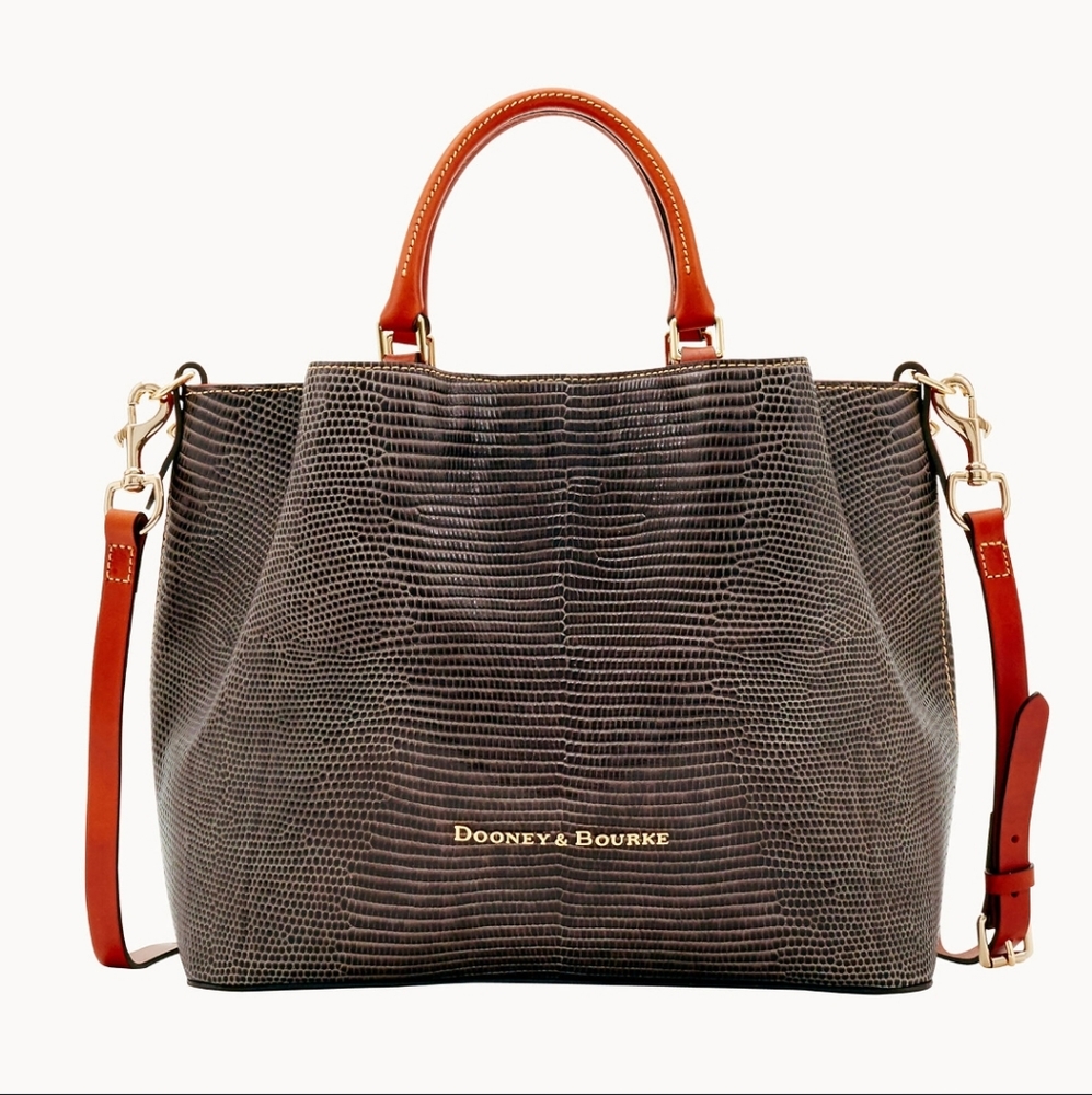Dooney & Bourke Gray Large Barlow Bag